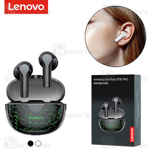 هندزفری بلوتوث دوگوش لنوو Lenovo XT95 Pro True Wireless Headphones